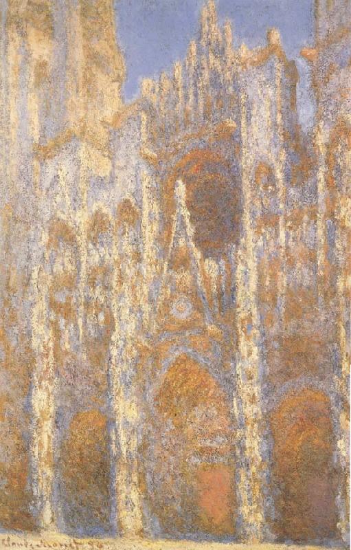 Claude Monet La Cathedrale de Rouen au Crepuscule Sweden oil painting art